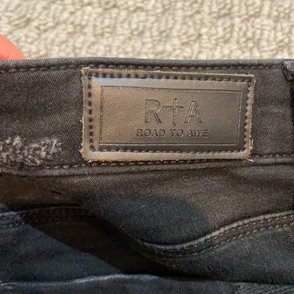 RtA black denim size 24 - Picture 8 of 8